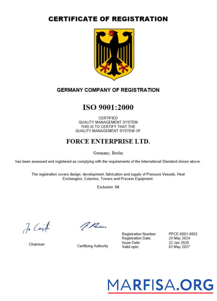 Downloadable Germany certificate of registration Word and PDF template scr